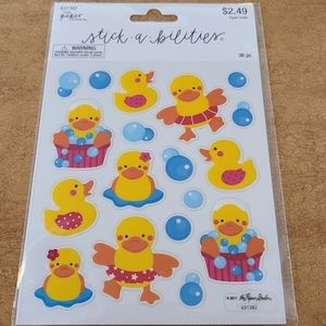 Paper Studio Baby Duck Bath Stickers